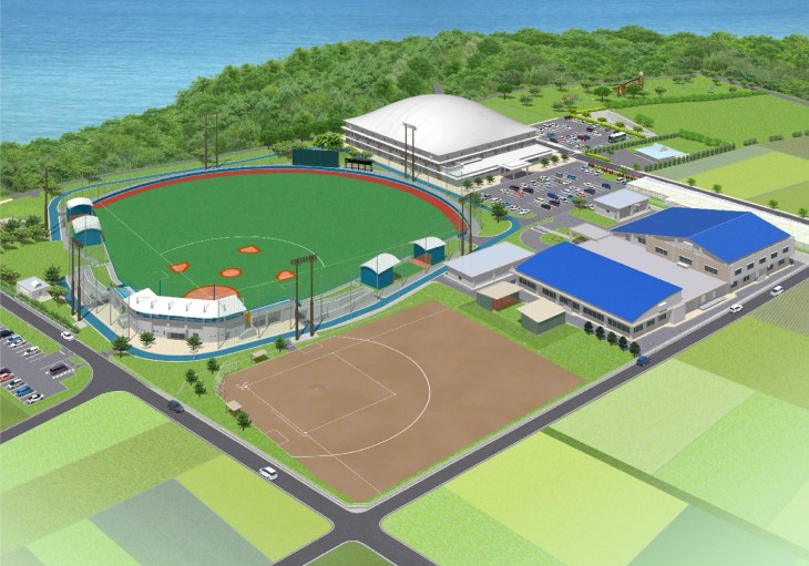 総合運動公園整備事業(野球場造成実施設計)